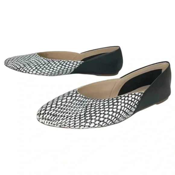 Botkier Britt Womens Flats 5M Leather Snake Print Slip On - Picture 9 of 15
